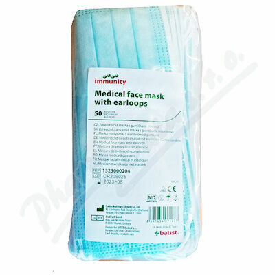 immunity  Medical face mask s gumičkami 50ks porovnat ceny