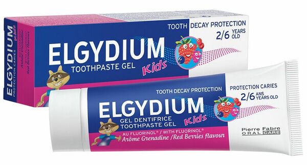 ELGYDIUM KIDS gelová zubní pasta s fluorinolem 2-6 let lesní ovoce 50ml porovnat ceny