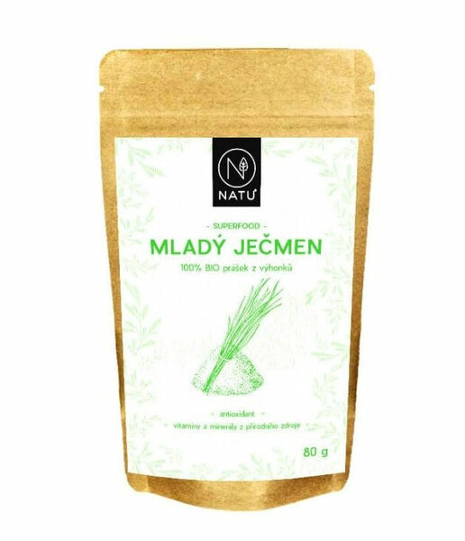 NATU Mladý ječmen BIO prášek 80 g porovnat ceny
