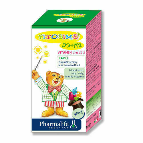 Pharmalife D3+K2 vitamin pro děti 30ml porovnat ceny