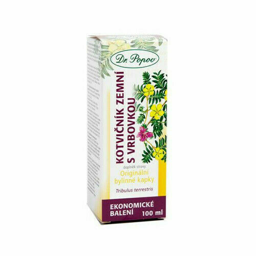 Dr.Popov Kapky bylinné Kotvičník s vrbovkou 100ml porovnat ceny