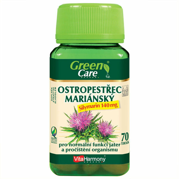 VitaHarmony Ostropestřec Mariánský - Silymarin 140mg 70 tobolek porovnat ceny