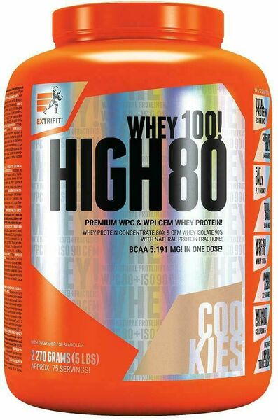 Extrifit High Whey 80 2,27kg cookies cream porovnat ceny