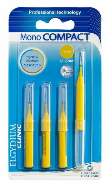 Elgydium Clinic Mono Compact mezizubní kartáčky 2.5-2.2mm 4ks porovnat ceny