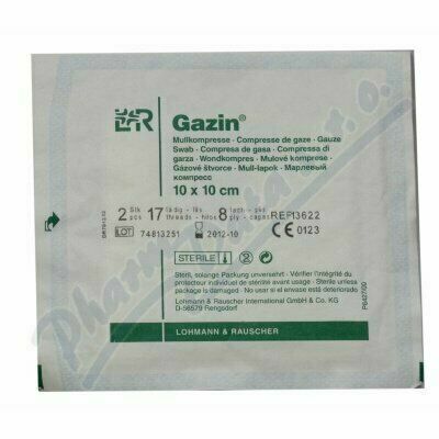 Lohmann&Rauscher  Gáza hydrofil.skl.kompr.ster.Gazin10x10cm/2ks porovnat ceny