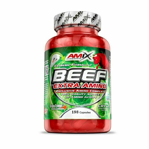 Amix Beef Extra Amino, 198 kapslí porovnat ceny
