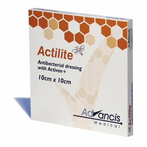 Actilite 10 x 10 cm krytí antimicrobial s medem 10 ks porovnat ceny