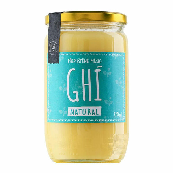 NATU Přepuštěné máslo Ghí natural 720 ml porovnat ceny