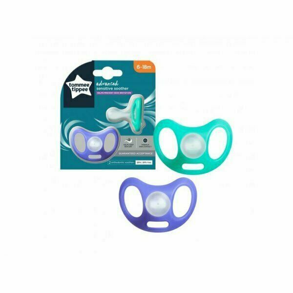 Tommee Tippee Šidítko silikon Advanced Sensitive 2ks 6-18m porovnat ceny