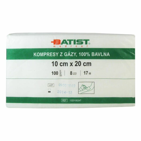 BATIST Gáza kompresní nesterilní 10 x 20 cm 100 kusů porovnat ceny