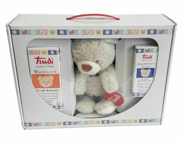 Trudi Baby Care dárkový balíček (toaletní voda, koupelové mléko a plyšová hračka) porovnat ceny