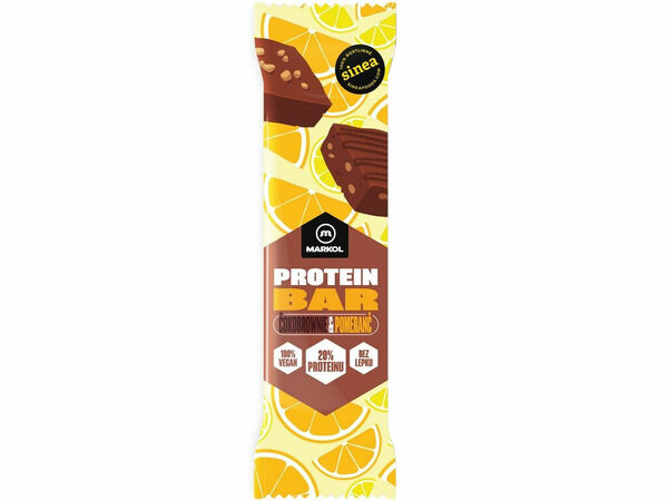 Markol Proteinová tyčinka čokobrownie a pomeranč 40g porovnat ceny
