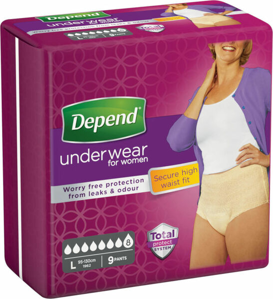 DEPEND Super L vyšší pas pro ženy 9ks porovnat ceny