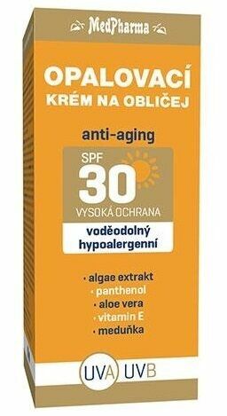 MedPharma Opalovací krém na obličej SPF30 50ml porovnat ceny