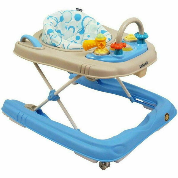 Dětské chodítko Baby Mix 2v1 blue-grey porovnat ceny