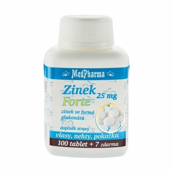 MedPharma Zinek 25 mg Forte 107 tablet porovnat ceny