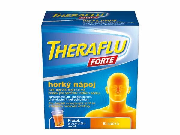 Theraflu forte horký nápoj 10 sáčků porovnat ceny