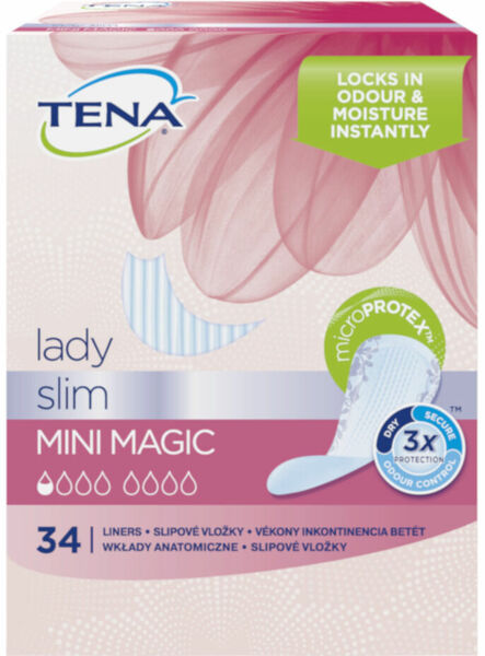 Inkontinenční vložky TENA Lady Slim Mini Magic 34ks porovnat ceny