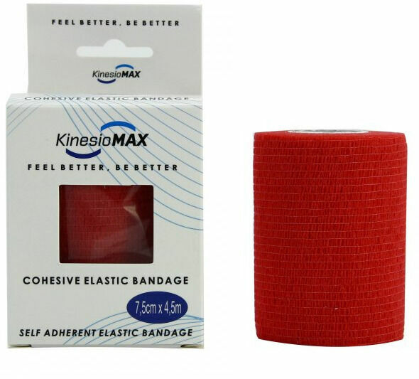 KinesioMAX Cohesive elast.samofix.7.5cmx4.5m červ. porovnat ceny