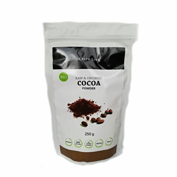 HEALTH LINK Raw kakaový prášek 250 g BIO porovnat ceny