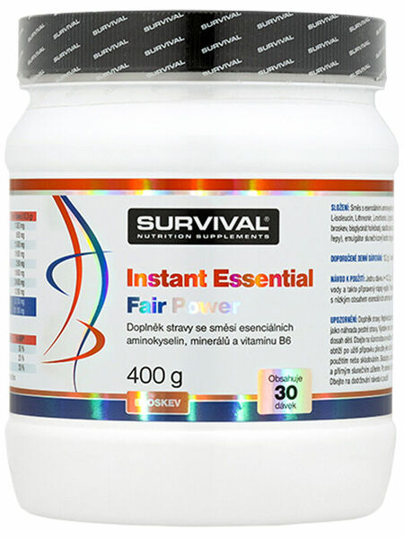 Survival Nutrition Instant Essential Fair Power broskev 400g porovnat ceny