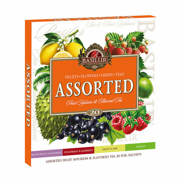 BASILUR Assorted Fruit & Flavoured Tea 20 sáčků porovnat ceny
