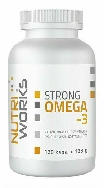 NutriWorks Omega 3 Strong 120 kapslí porovnat ceny
