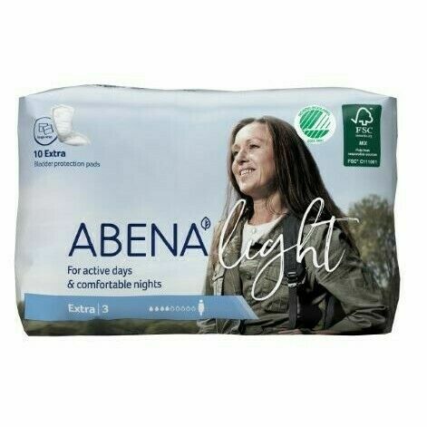 ABENA LIGHT EXTRA 3 VLOŽKY ABSORPČNÍ, 500ML,10KS porovnat ceny