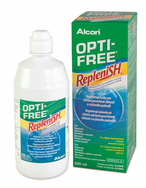 Opti free REPLENISH roztok na kontaktní čočky 300 ml porovnat ceny