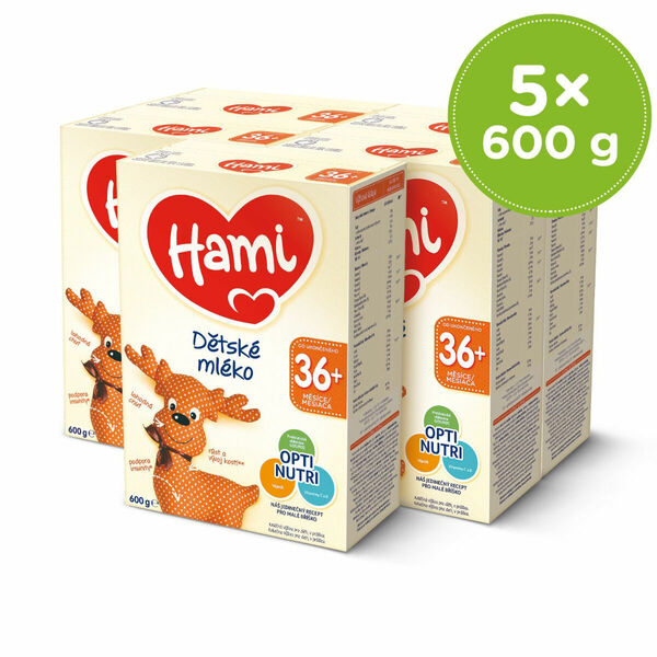 Hami 36+ 5x600 g porovnat ceny