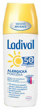 LADIVAL Sprej alergická kůže SPF50+ 150ml porovnat ceny