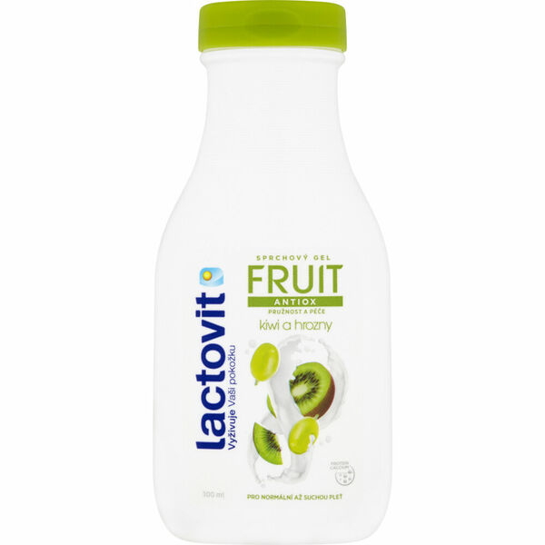 Lactovit Fruit Antiox kiwi a hrozny sprchový gel 300ml porovnat ceny