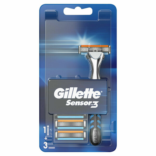 Gillette Sensor3 strojek + 4 hlavice porovnat ceny