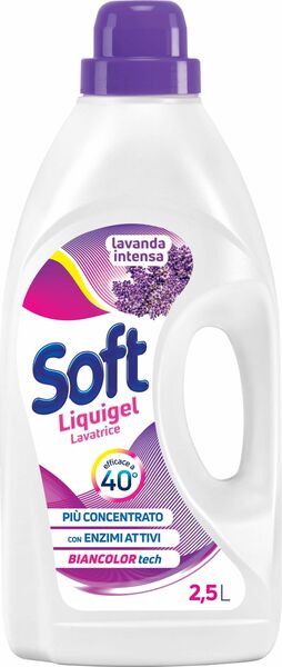 Soft Prací gel na bílé i barevné prádlo, Lavanda Intensa, (45 pracích dávek) 2,5l porovnat ceny