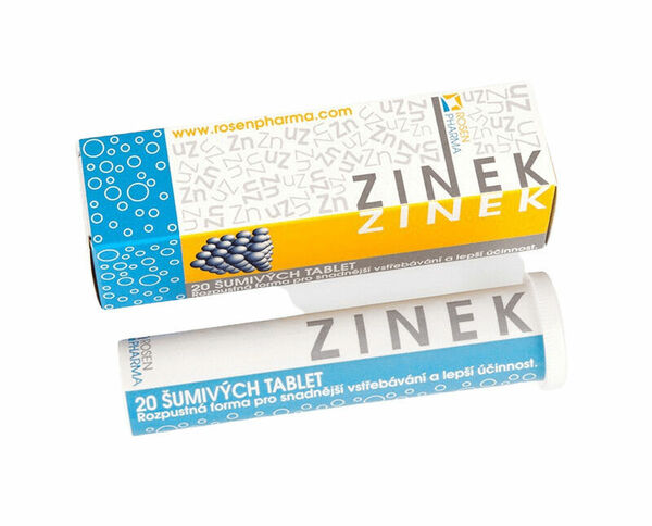 Rosen Zinek 20 šumivých tablet porovnat ceny