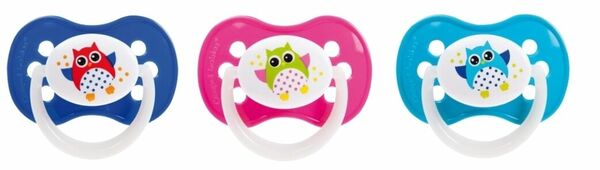 Canpol babies Šidítko 0-6m silikonové symetrické Sova porovnat ceny
