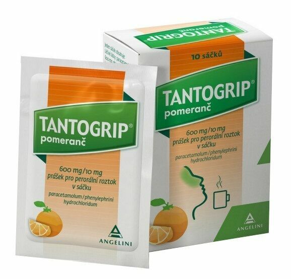 Tantogrip 600mg/10mg pomeranč 10 sáčků porovnat ceny