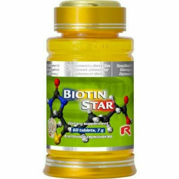 STARLIFE Biotin Star 60 tablet porovnat ceny