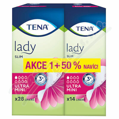 TENA Lady Slim Ultra Mini+50% ink.vlož 42ks 211482 porovnat ceny