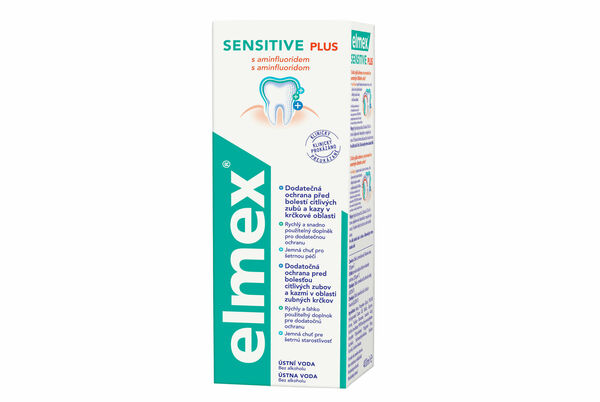 Elmex Sensitive Plus ústní voda 400ml porovnat ceny