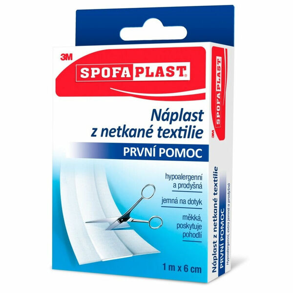3M™ SPOFAPLAST 854 Náplast z netkané textilie 1 m x 6 cm porovnat ceny