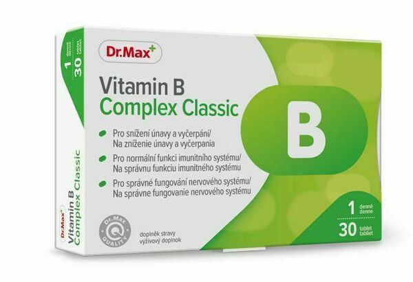 Dr.Max B-komplex Classic 30 tablet porovnat ceny