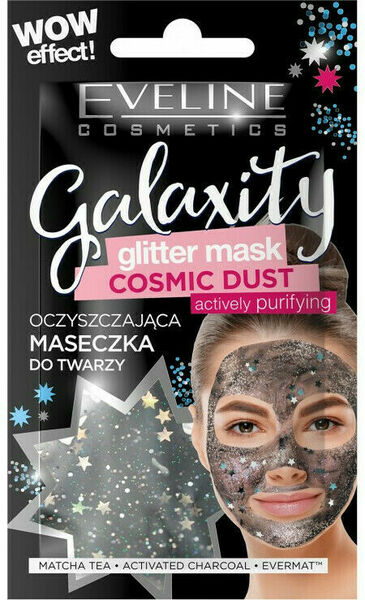 Eveline Cosmetics  Eveline Galaxity - Aktivně čistící gelová maska se třpytkami 10ml porovnat ceny