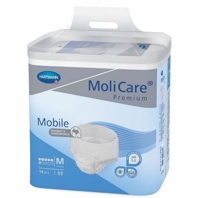 Molicare Mobile  MoliCare Inkontinenční kalhotky MOBILE 6 kapek M 14ks porovnat ceny
