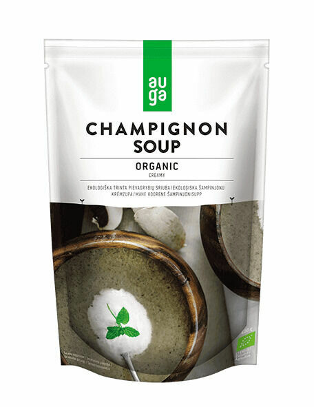 Auga Organic Champignon soup, bio polévka z žampionů, 400g porovnat ceny