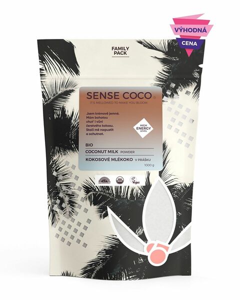 Sense Coco Bio kokosové mléko v prášku 1000g porovnat ceny