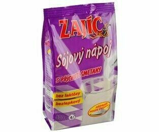 Sójový nápoj - Zajíc s příchutí smetany 400g sáček porovnat ceny