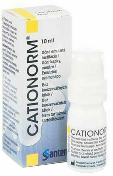 Cationorm Oční emulze 10ml porovnat ceny