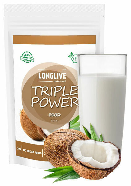 Longlive Protein Triple Power kokos 90g porovnat ceny