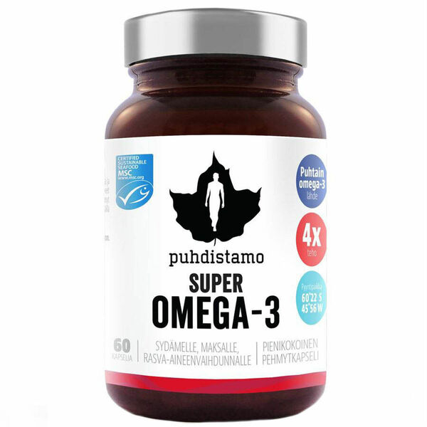 Puhdistamo Super Omega-3 60 kapslí porovnat ceny